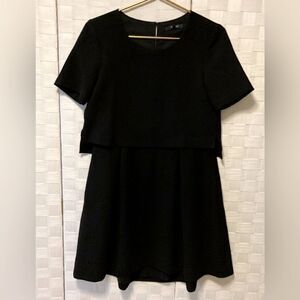 Madewell Black short sleeve Dress